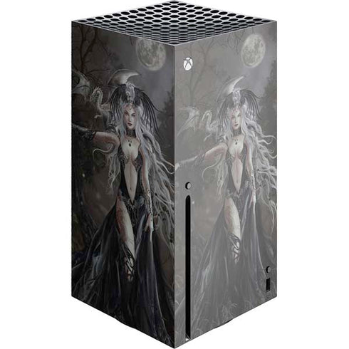 Gothic Princess with Silver Dragon by Nene Thomas Xbox Series X Skins